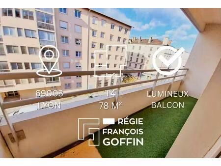 appartement t4 avec balcon - 78 m2 - sans-soucis