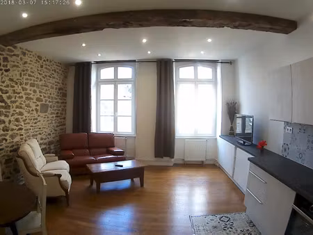 location meublée appartement 3 pièces 59 m² à dinan (22100)  840 €