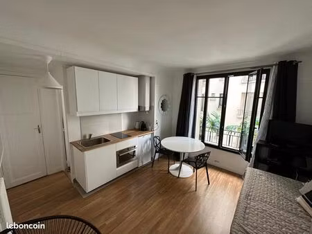 à louer – studio meublé 19 m² – boulogne nord