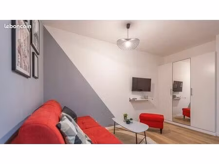 studio meublé de 28m²