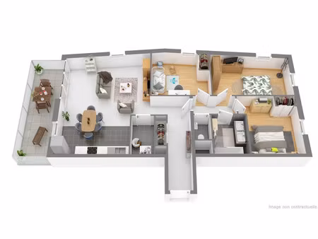 location appartement 4 pièces 91 m² à le petit-quevilly (76140)  1 186 €