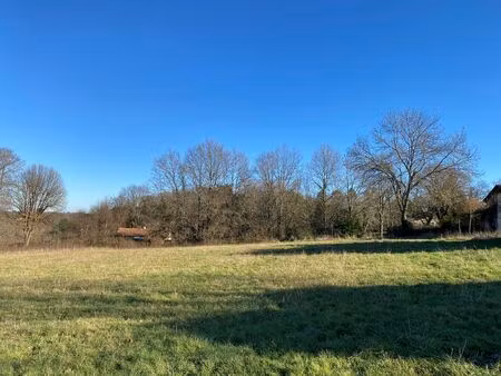 vente terrain à construire 1500 m² coursac (24430)