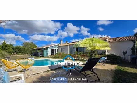 maison à vendre 5 pièces saint amans du pech (82) avec piscine et parc arboré de 3500m²