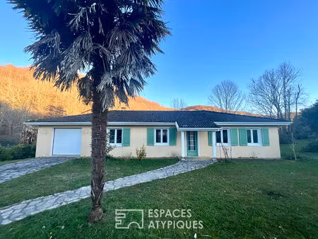 villa de plain-pied située à 15 minutes  sud-ouest de pau