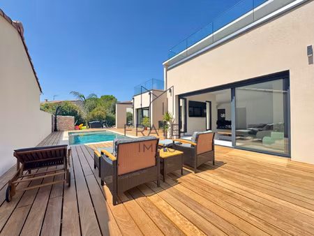 villa contemporaine d'exception à villetelle élégance  con