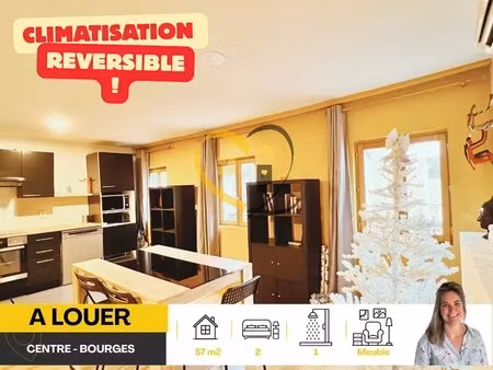 t3 meublé en duplex - hyper centre