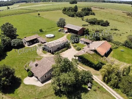 vente maison 6 pièces 240 m² duras (47120)