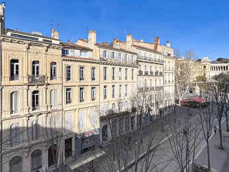 appartement marseille 3 pièce(s) 82m2 traversant bd longchamp