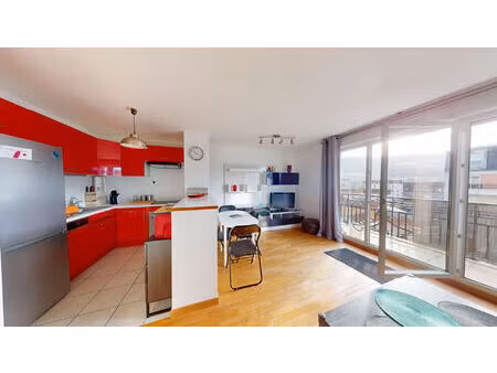 appartement meublé alfortville 3 pièce(s) 68m² avec balcon et parking