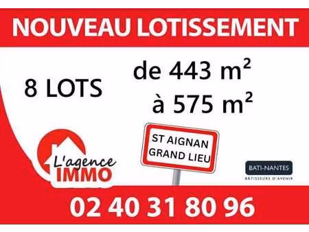 vente terrain à saint-aignan-grandlieu (44860) : à vendre / saint-aignan-grandlieu