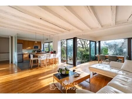 maison d'architecte et son jardin exposé sud au coeur de malakoff