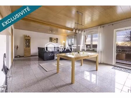 appartement 77 m² avec jardin  balcon et calme