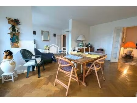 appartement 82 m² avec balcons et box