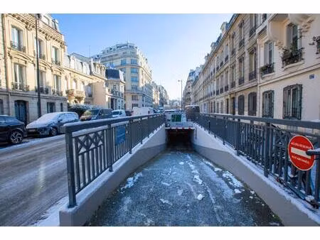 vente parking public / concession amodiation / paris 75017