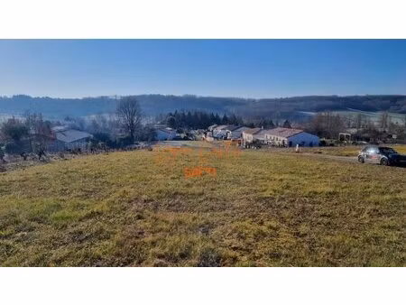 terrain à bâtir  borné  viabilisé  1000m2