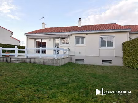 cholet - en exclusivite - pavillon de 92 m² avec 3 ch sur sous-sol total !