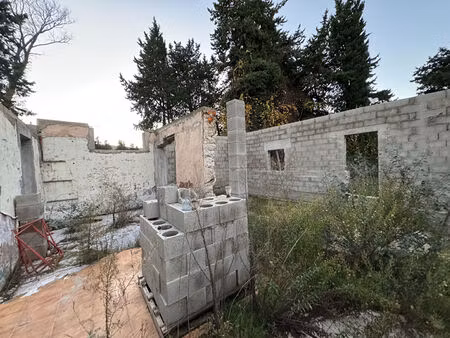 terrain agricole de 5353m² avec permis obtenu pour reconstruire une villa de 100m² environ