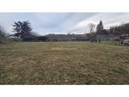 vente terrain 1256 m2 à brégnier-cordon