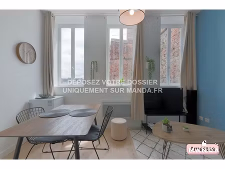 studio meublé - 23 m² - lille centre
