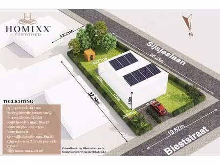 mooie bouwgrond voor open woning op toplocatie