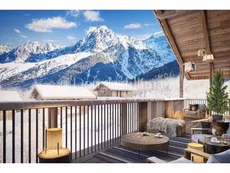 les houches — nouvel appartement en duplex de 4 chambres  en attique  aux houches