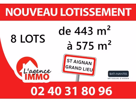 a vendre a saint aignan de grand lieu terrains a batir en lo