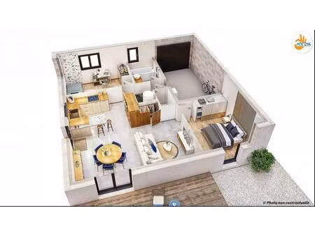 vente maison 4 pièces 61 m² sacquenville (27930)