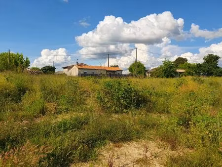 terrain à bâtir à pugnac (33710)