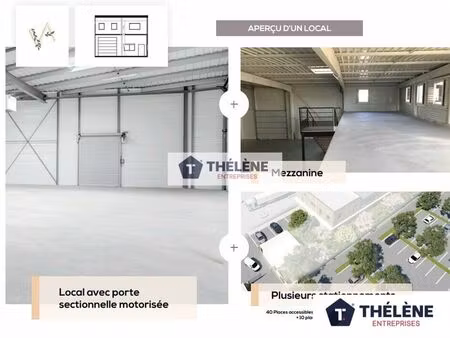 vente local commercial 260m2 sussargues 34160 - 389900 € - surface privée