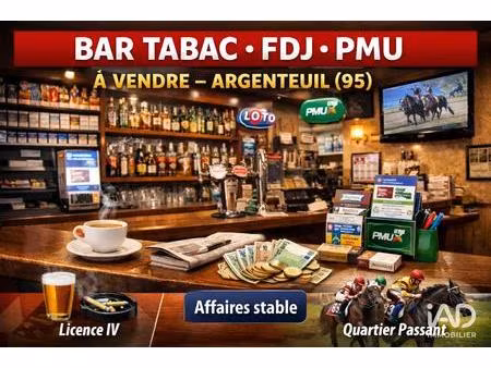 vente bar-tabac 100 m²