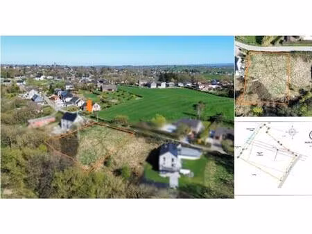 terrain à bâtir à vendre à les heids ( à gauhe du n°12) olne (vbd73951)