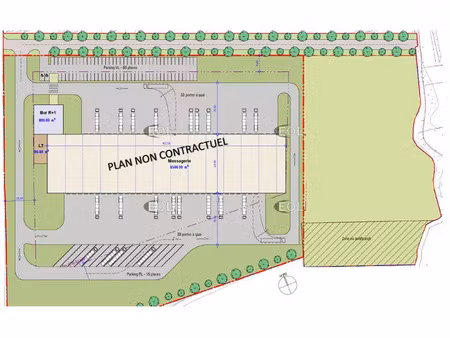 entrepot messagerie neuf - a louer