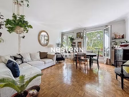 métro corentin celton - appartement traversant 4 pièces 3 chambres proximité métro en...