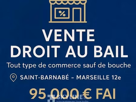 vente locaux professionnels 65 m² à marseille 12ème (13012)  95 000 €