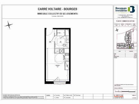 vente appartement 25.55 m² à bourges (18000)  129 900 €