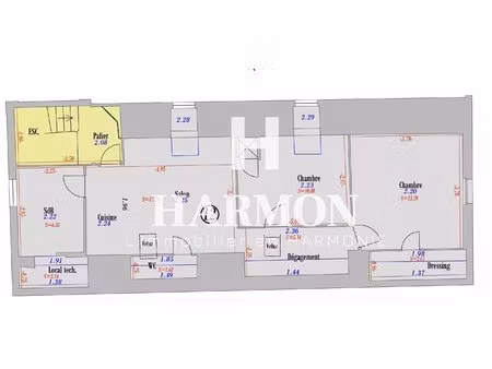 harmon à vendre – grand appartement – artix