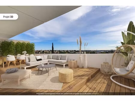 vente appartement 3 pièces 65 m² à marignane (13700)  314 000 €
