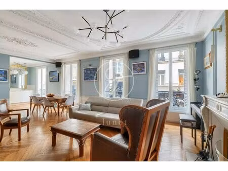 paris 9e - amsterdam - appartement à vendre - 5 pièces - 108m² carrez - 4 chambres - balco
