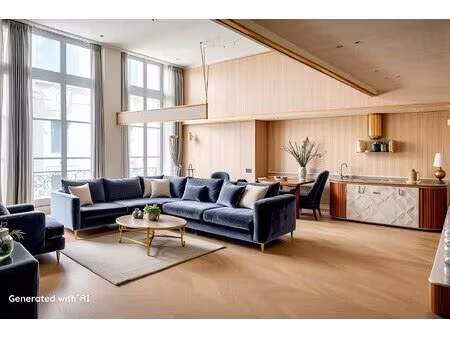 paris 1er louvre - appartement atypique 258 m²- immeuble 17e