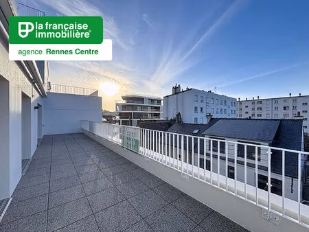 appartement type 4 à louer - non meublé - immeuble de 2024 - 111m² - terrasse - double gar
