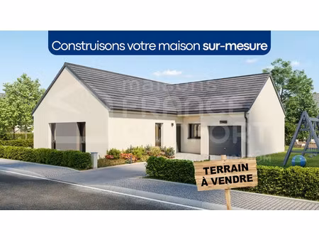 vente terrain 845 m² à aunay-sous-crécy (28500)  49 000 €