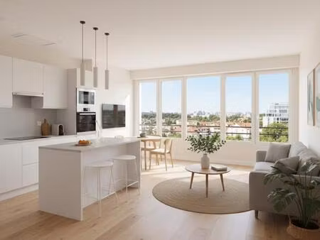 appartement 2 pièces lumineux avec balcon exposé sud-est et parking – antony