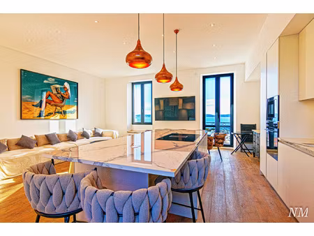 luxueux appartement t3 rénové vue mer panoramique centre s