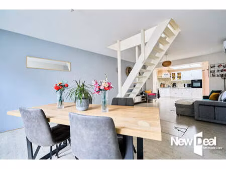 maison de ville 120 m2 3 chs + terrasse jardin moulin des loups