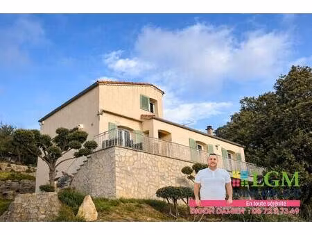 maison 126 m² à l’étage + garage rdc – terrain constructible 3 390 m²