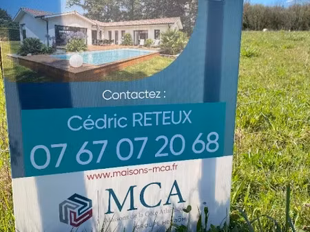 vente terrain 762 m² à arvert (17530)  107 000 €