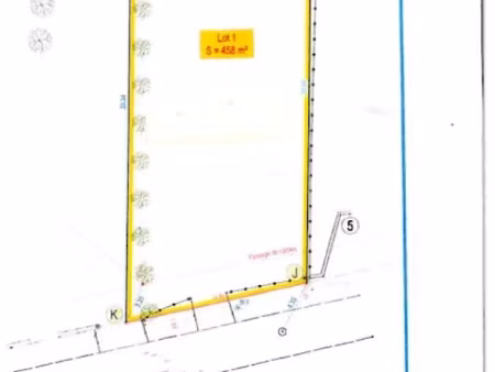 vente terrain 458 m² à sainte-cécile-les-vignes (84290)  106 000 €