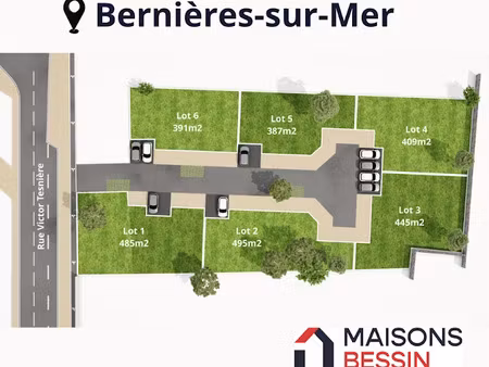 vente terrain 495 m² à bernières-sur-mer (14990)  159 900 €