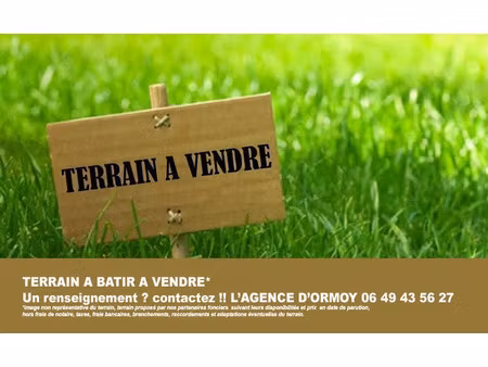 vente terrain 1000 m² à mennecy (91540)  210 000 €