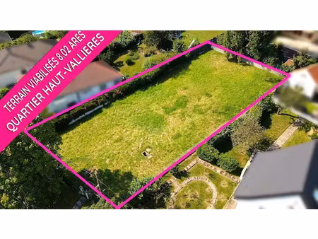 vente terrain 802 m² à metz (57000)  235 000 €